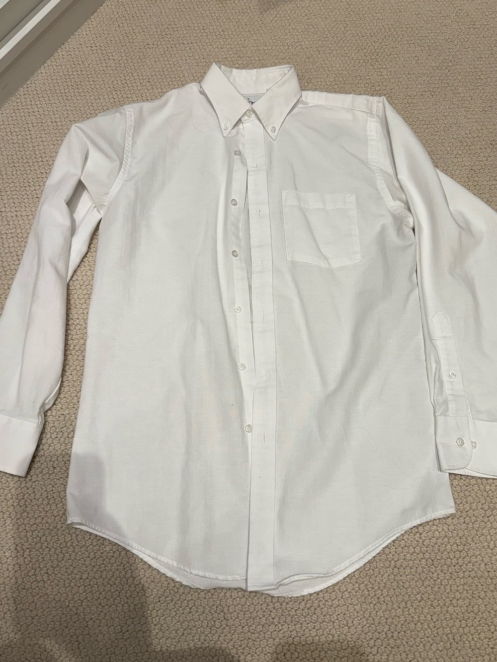 Men’s white button down